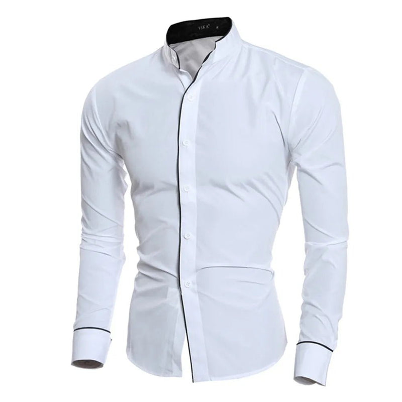 Camisa formal masculina de luxo