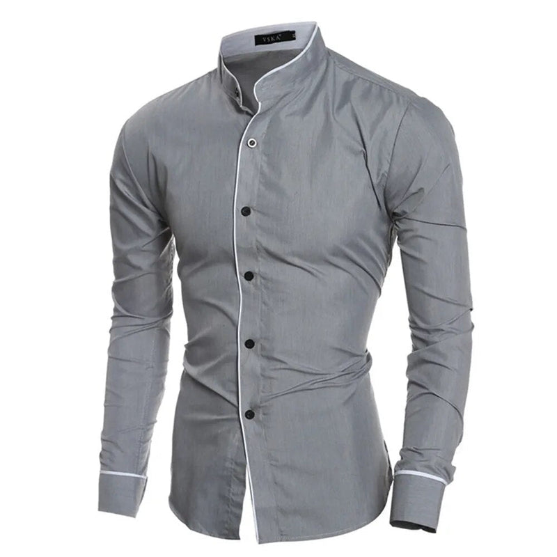 Camisa formal masculina de luxo