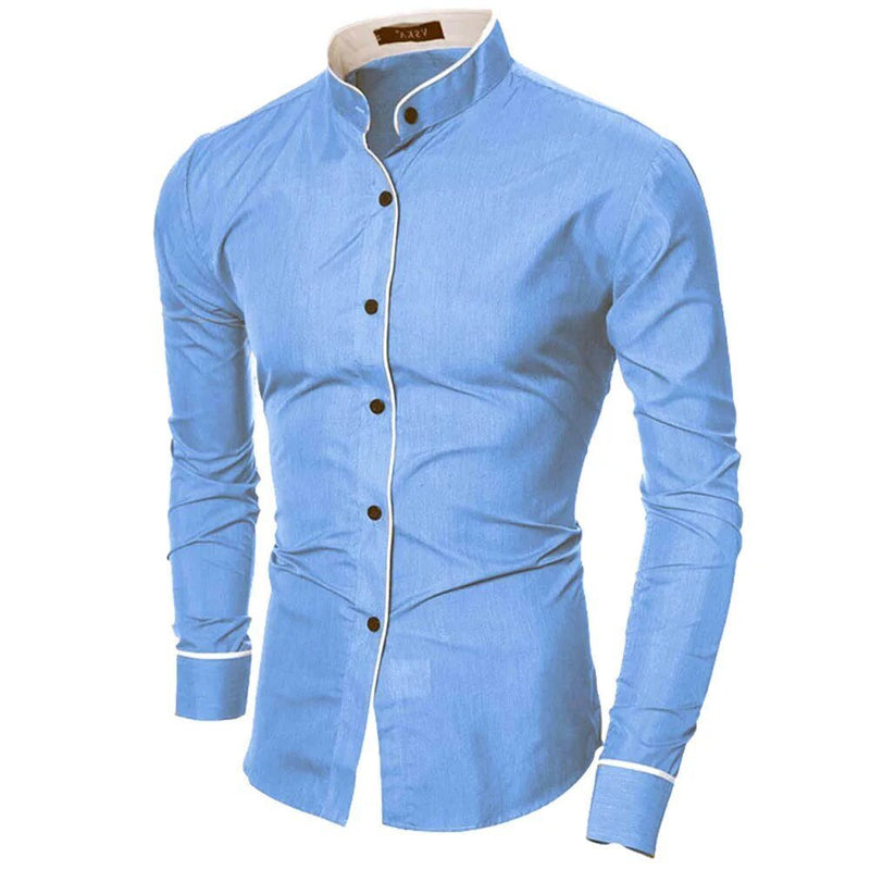 Camisa formal masculina de luxo